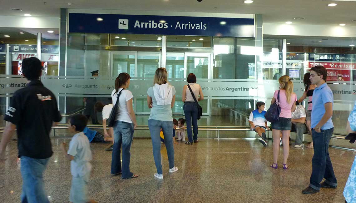 Arrival hall Córdoba Airport