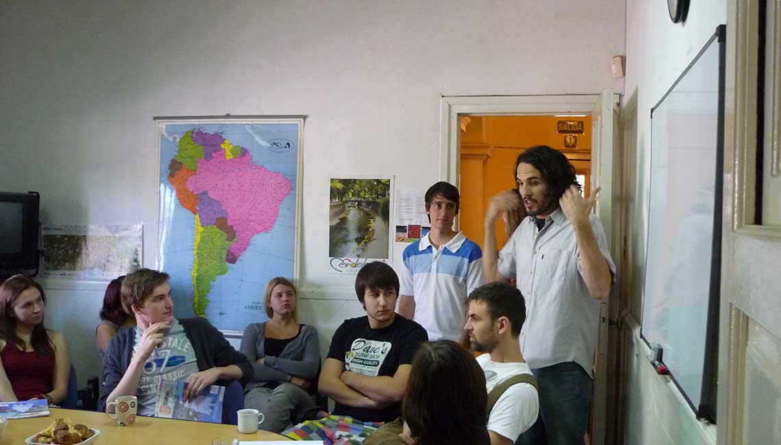 Spanish classroom